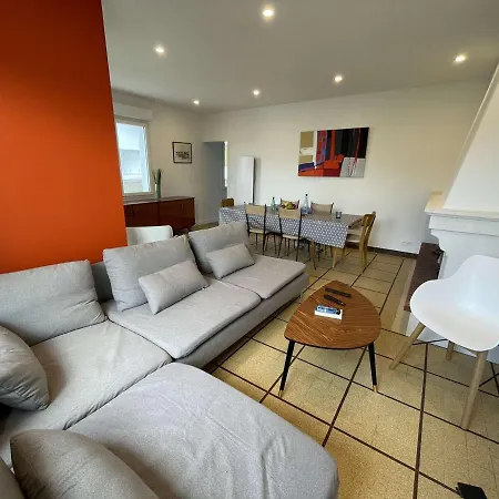 Дом отдыха Maison Renovee 5 Pieces, Jardin Clos, A 2 Pas De L'ocean, Pour 10 Personnes - - Fr-1-224c-231