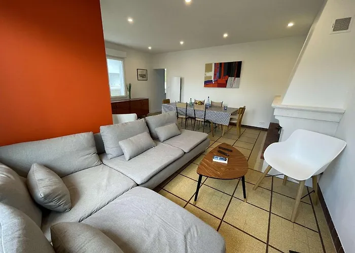 Casa de Férias Maison Rénovée 5 Pièces, Jardin Clos, à 2 Pas De L'océan, Pour 10 Personnes - - Fr-1-224c-231